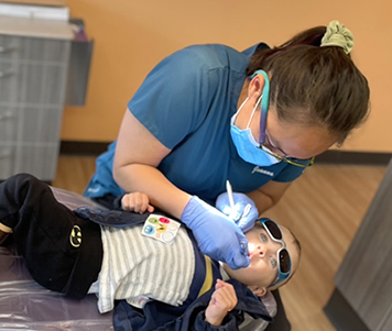 pediatric dental cleaning