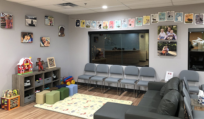 Just Kids Pediatric Dentistry waiting room